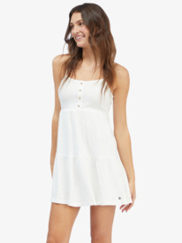 3 Beach Hangs - Strappy Dress for Young Women White ARJKD03249 Roxy