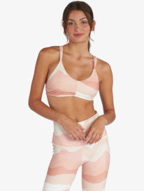 0 Kaileo - Sport-BH mit mittlerer Unterstützung für Frauen Beige ARJKT03336 Roxy