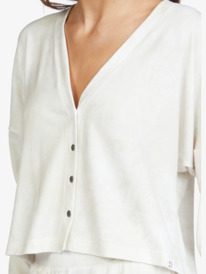 4 Lazy Night - Gilet pour Femme Beige ARJKT03356 Roxy