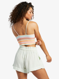11 Roxy Brami - Top con Spalline da Donna Pink ARJKT03366 Roxy