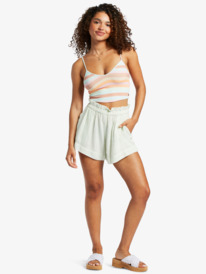 10 Roxy Brami - Top con Spalline da Donna Pink ARJKT03366 Roxy