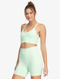 3 Kaileo Elongated - Brassière de sport pour Femme Vert ARJKT03373 Roxy