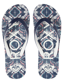 2 Tahiti - Tongs pour Femme Bleu ARJL100669 Roxy