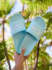 0 Slippy Ii - Sand&aacute;lias para mulher Verde ARJL100679 Roxy