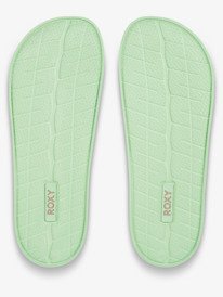 3 Slippy - Sandalias Slider para Mujer Verde ARJL100679 Roxy