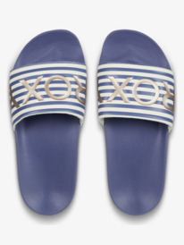 3 Slippy - Sandalias Slider para Mujer Azul ARJL100679 Roxy