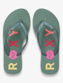 3 Sandy - Flip-flops f&uuml;r Frauen Gr&uuml;n ARJL100876 Roxy