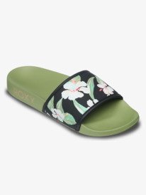 0 Slippy Iv - Sandalen voor Dames Green ARJL100909 Roxy