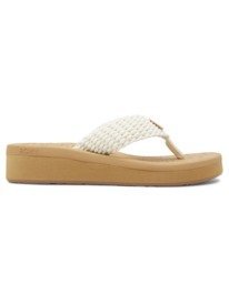 15 Caillay - Sandales pour Femme Blanc ARJL100952 Roxy