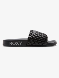 6 Slippy Puff - Slider Sandals for Women Black ARJL101052 Roxy