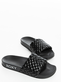 2 Slippy Puff - Slider Sandals for Women Black ARJL101052 Roxy