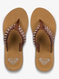 3 Porto - Infradito da spiaggia da Donna Brown ARJL101113 Roxy