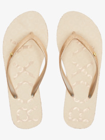 3 Viva Glitter - Teenslippers voor Dames Beige ARJL101119 Roxy