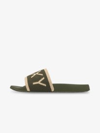 2 Slippy Knit Green ARJL101127 Roxy