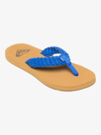 0 Porto - Beach Flip-Flops for Women Blue ARJL101166 Roxy