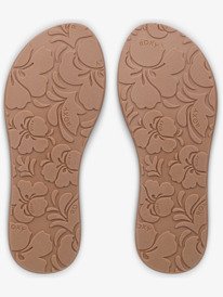 5 Porto - Platform Flip-Flops for Women Brown ARJL101168 Roxy