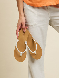 3 Costas - Chanclas de playa para Mujer Blanco ARJL101169 Roxy