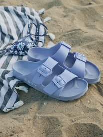 1 Kattie - Sliders for Women Blue ARJL101228 Roxy