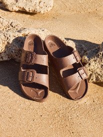 0 Kattie - Sliders for Women Brown ARJL101228 Roxy