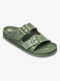 5 Kattie - Sliders for Women Green ARJL101228 Roxy