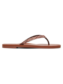1 Janel - Flip-Flops for Women Brown ARJL200694 Roxy