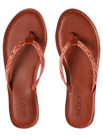 2 Janel - Flip-Flops for Women Beige ARJL200694 Roxy