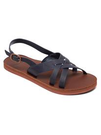 0 Tonya - Sandales en cuir pour Femme Bleu ARJL200714 Roxy
