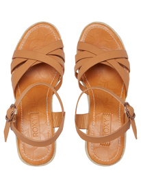 2 Eleanor - Leather Wedge Sandals  ARJL200719 Roxy