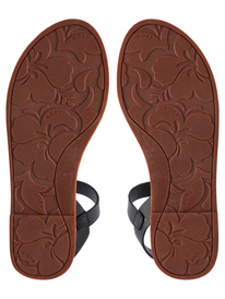 3 Jeanne - Leather Sandals Black ARJL200743 Roxy
