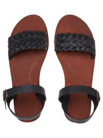 2 Jeanne - Leather Sandals Black ARJL200743 Roxy