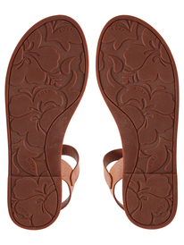 3 Jeanne - Leather Sandals Red ARJL200743 Roxy