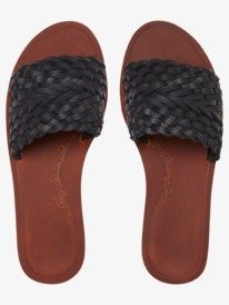 2 Arabella - Leather Sandals for Women Black ARJL200759 Roxy