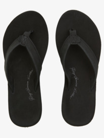 2 Lorraine - Leather Sandals for Women Black ARJL200779 Roxy