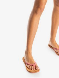 1 Lorraine Braid - Sandals for Women - Orange Orange ARJL200780 Roxy