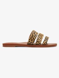 6 Wyld Rose - Leather Sandals for Women  ARJL200791 Roxy