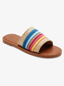 0 Kaia Slim - Sandales en cuir pour Femme Multi ARJL200815 Roxy