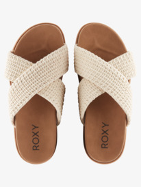 13 Syenna - Slides for Women White ARJL200852 Roxy