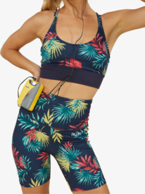 17 Kaileo High Waisted - Short deportivo para Mujer Azul ARJNS03176 Roxy