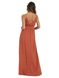 1 Venture Free - Strappy Maxi Dress for Women Orange ARJWD03280 Roxy