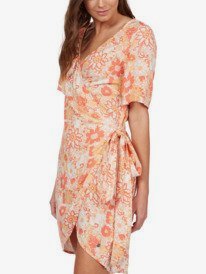 5 Champagne Beach - Robe portefeuille pour Femme  ARJWD03421 Roxy