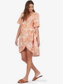 4 Champagne Beach - Robe portefeuille pour Femme  ARJWD03421 Roxy