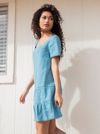 1 Short Sleeve Mini Dress - Pale Sun Rose für Frauen  ARJWD03422 Roxy
