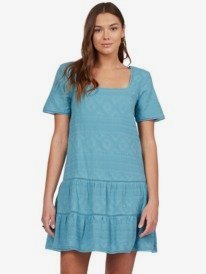 2 Short Sleeve Mini Dress - Pale Sun Rose für Frauen  ARJWD03422 Roxy