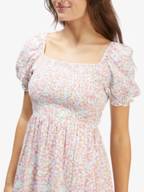 4 Hello Petal Mini - Short Sleeve Dress for Women  ARJWD03460 Roxy