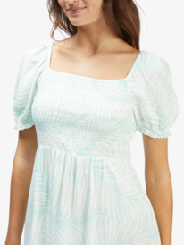 4 Hello Petal Mini - Kurzärmlig Kleid für Frauen Grün ARJWD03460 Roxy
