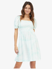 0 Hello Petal Mini - Kurzärmlig Kleid für Frauen Grün ARJWD03460 Roxy