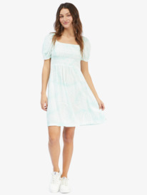 1 Hello Petal Mini - Kurzärmlig Kleid für Frauen Grün ARJWD03460 Roxy