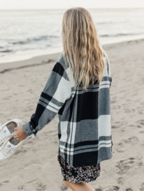 0 Let It Go Flannel - Long Sleeve Shirt for Women Black ARJWT03296 Roxy