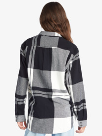 4 Let It Go Flannel - Long Sleeve Shirt for Women Black ARJWT03296 Roxy