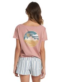1 Mountain Dream - V-Neck T-Shirt for Women  ARJZT06075 Roxy